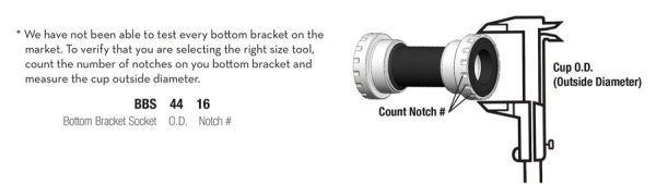 Wolf Tooth Bottom Bracket Tool - BBS4912 12 Notch 49mm For Sale - Image 3