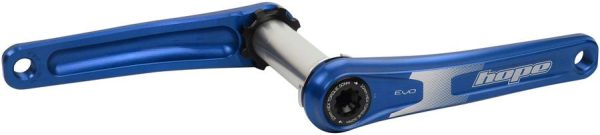 Hope Evo Crankset - 170mm Direct Mount 30mm Spindle For 135 142 141 148mm Rear Spacing Blue Supply