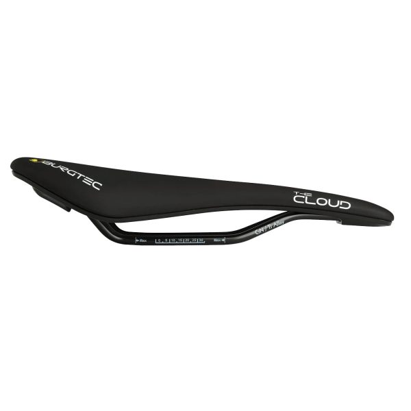 Burgtec The Cloud MK2 Saddle Ti Rail Carbon Base - Black Fashion