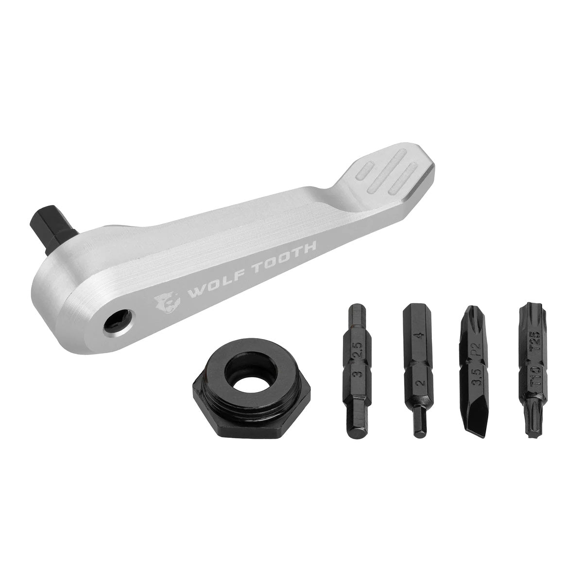 Wolf Tooth Components Axle Handle Multi-Tool Silver For Sale
