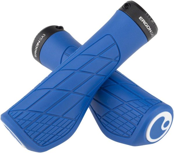 Ergon GA3 Grips - Midsummer Blue Lock-On Large Online now
