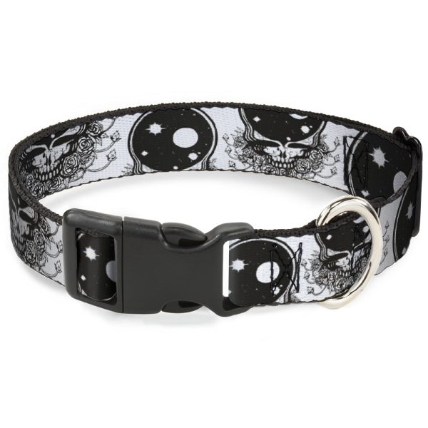 Plastic Clip Collar - Space Your Face White Black Online now