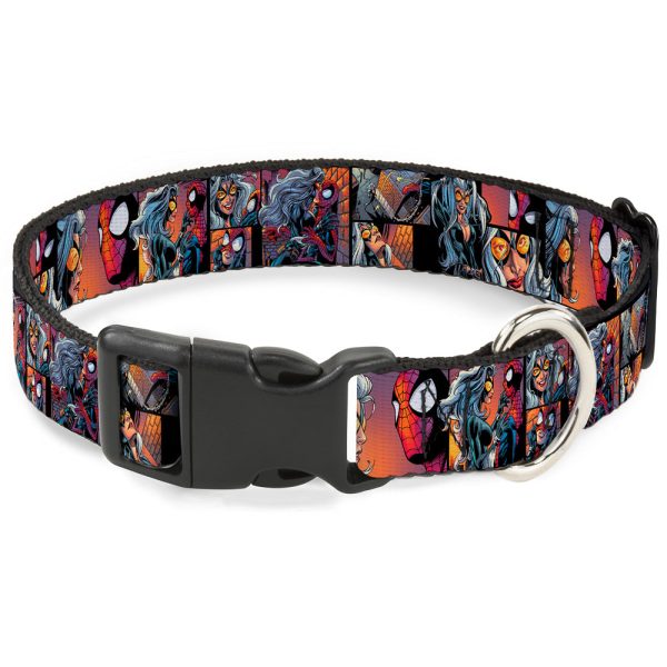 Plastic Clip Collar - Spider-Man & Black Cat Scene Blocks Online Sale